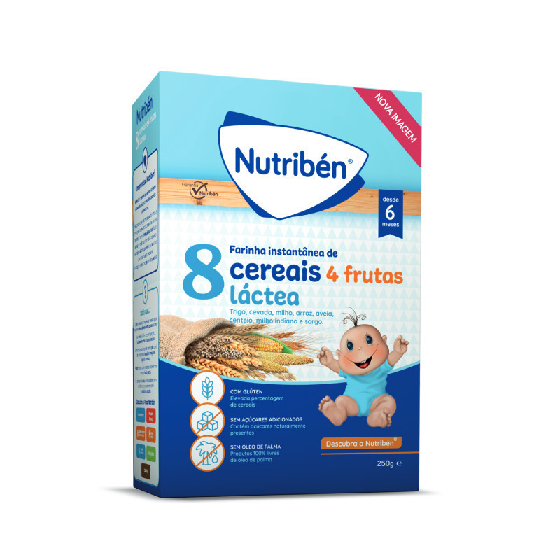 NUTRIBEN 8 CEREALES 4 FRUTA L.A  250G