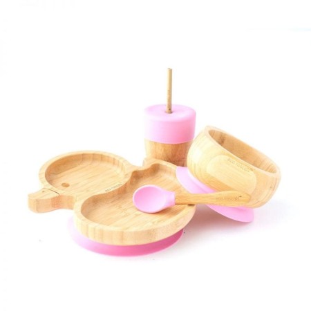 NATURAL BAMBOO Duck combo in Pink