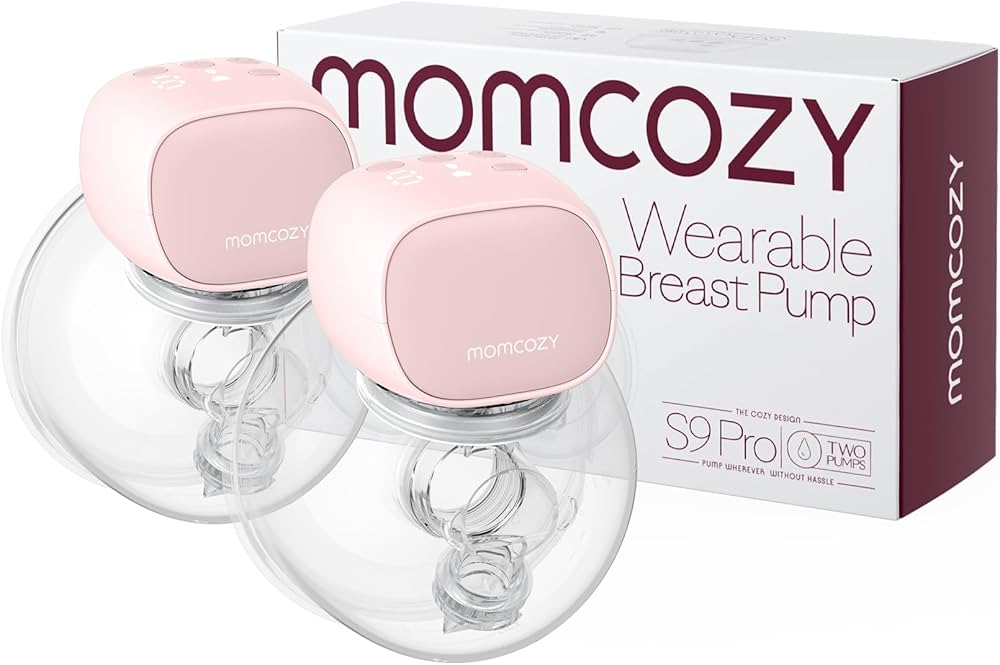 Momcozy S9 Pro Pink Wearable Breast Pump (2 Koka)