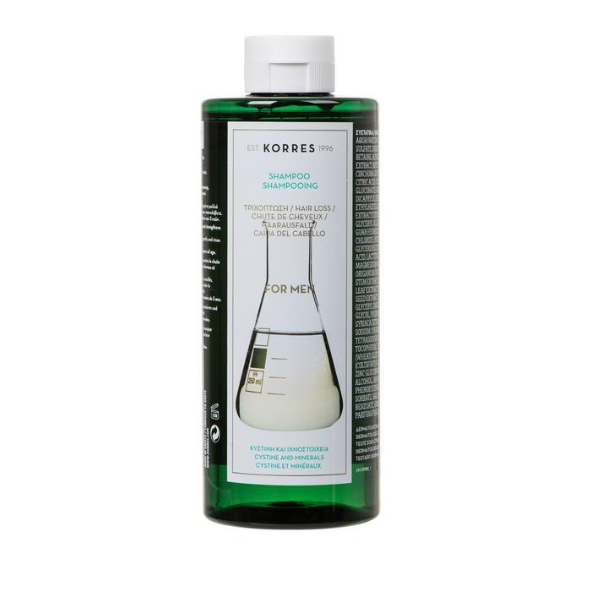 Korres Anti-Hair Loss Shampoo for Men with Cystine & Minerals 400 ml