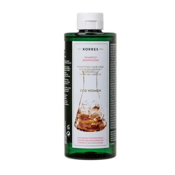 Korres Anti-Hair Loss Shampoo for Women with Cystine & Glycoproteins 400 ml