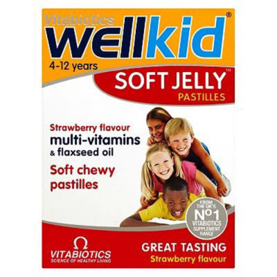 VITABIOTICS Wellkid Soft Jelly 30 Strawberry Pastilles