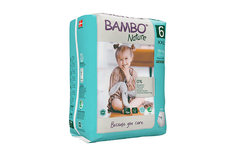 Bambo Nature Eco Pants Size 6 XXL (15+ kg) – 18 copë