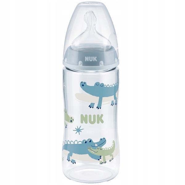 NUK shishe plastike F/CH + sil 300ml temp control