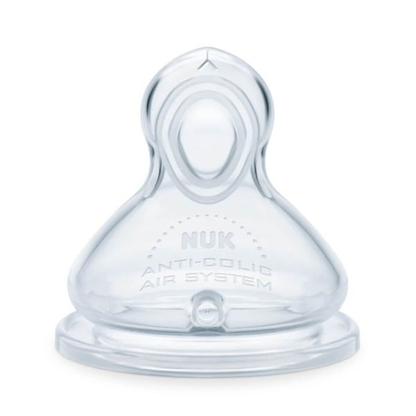 NUK First Choice+ Biberon Ushqyes Silikon 6-18 M (2 copë)