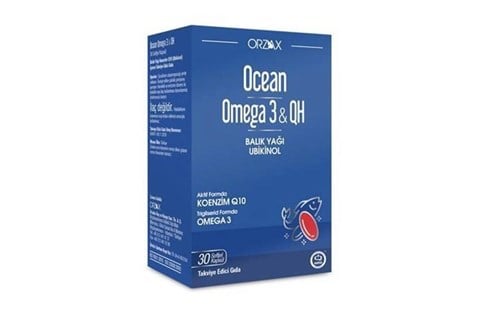 Orzax ocean omega 3&QH