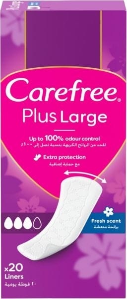 Carefree Plus Large Fresh Scent 48