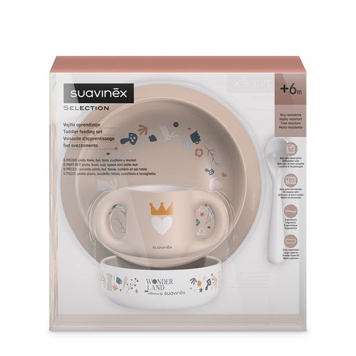 SUAVINEX Wonderland soother cup x2