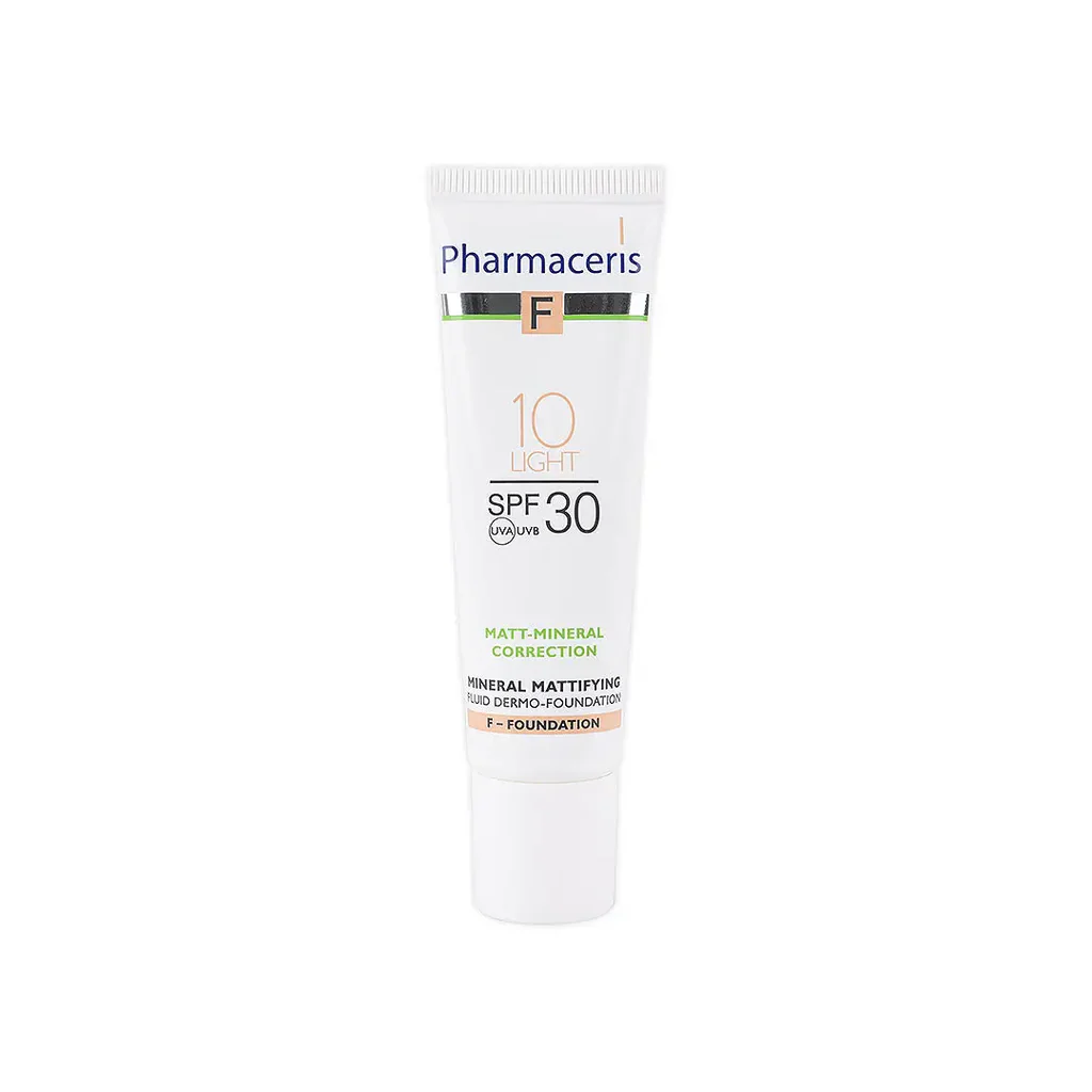 PHARMACERIS MINERAL MATTIFYING FLUID LIGHT 10 DERMO-FOUNDATION
