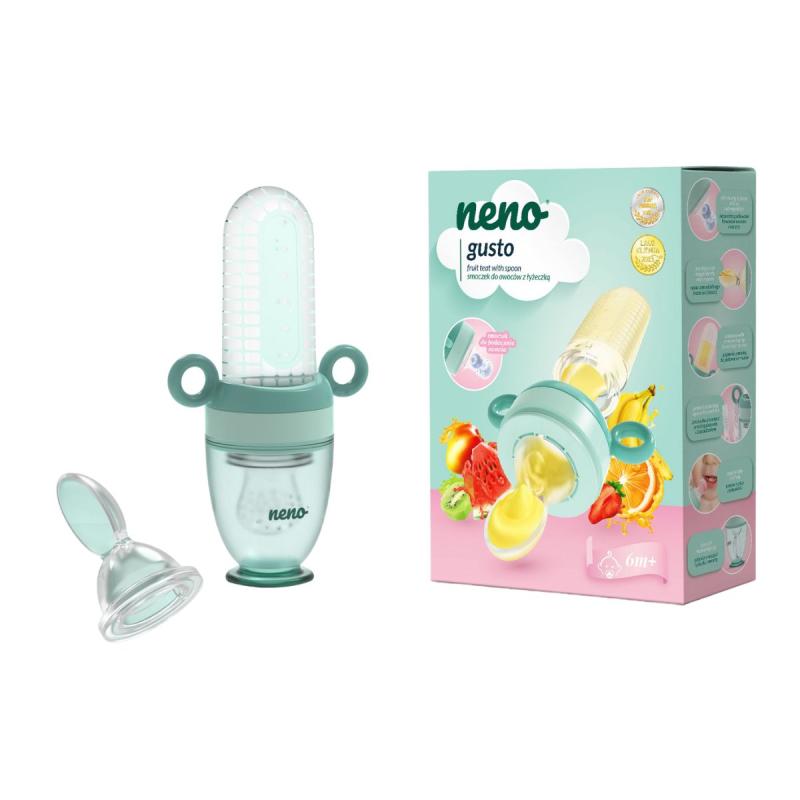 Neno Gusto fruit teat with spoon