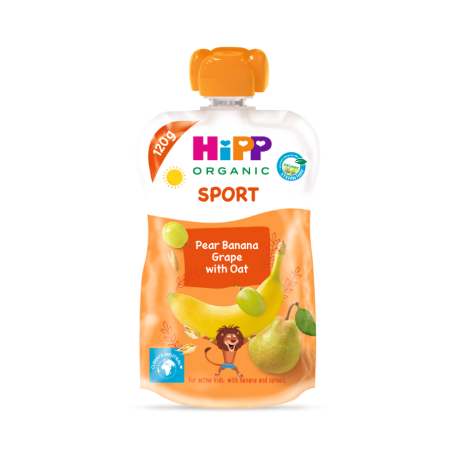 HiPP DARDHE,RRUSH,BANANE 120GR