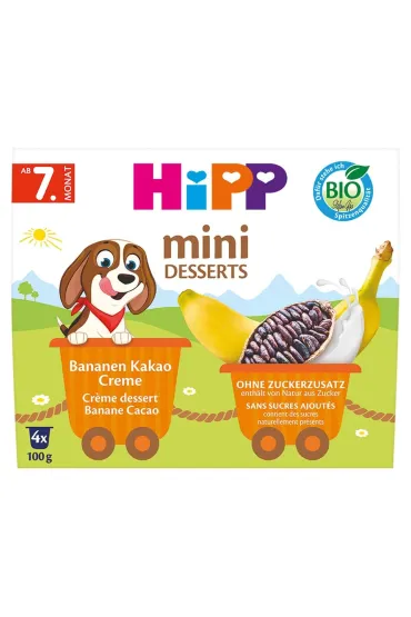 HiPP MINI DESSERT BANANA, KAKAO