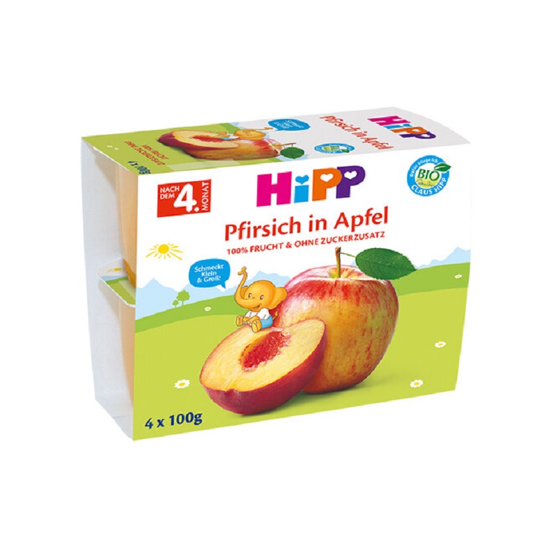 HiPP MINI DESSERT PEACH, MANGO