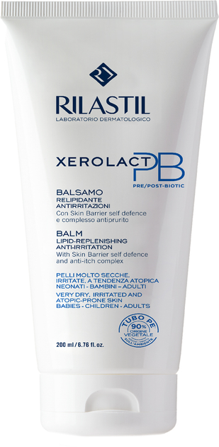 RILASTIL XEROLACT PB BALM 200 ml – balsam relipidant anti–irritues për lëkurë shumë të thatë dhe atopike