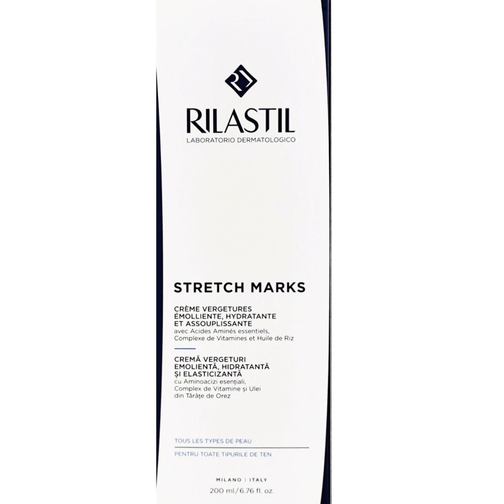 RILASTIL STRETCH MARKS CREAM 200 ML – krem për parandalimin dhe reduktimin e strijave