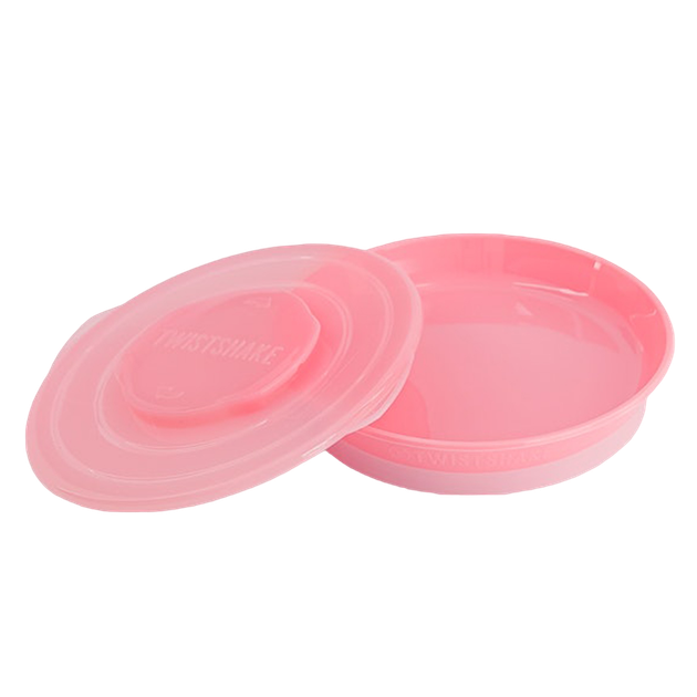 Twistshake Plate 6+m Pastel Pink