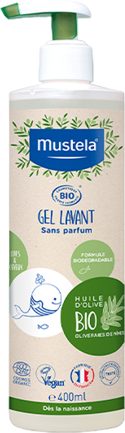 MUSTELA BIO ORGANIC GEL LAVANT 400 ML