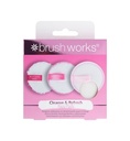 Brushworks Cleanse & Refresh Face Pads