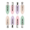Brushworks No Crease Hair Clips Pastel 8 copë